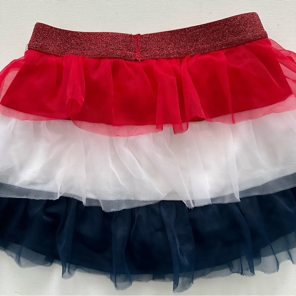 Toddler Girl Patriotic Tutu Skirt Size 3T - Picture 3 of 9